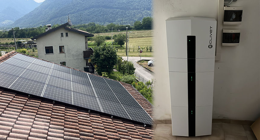 Privatna kuća u gradu Feltre sa sistemom za skladištenje električne energije